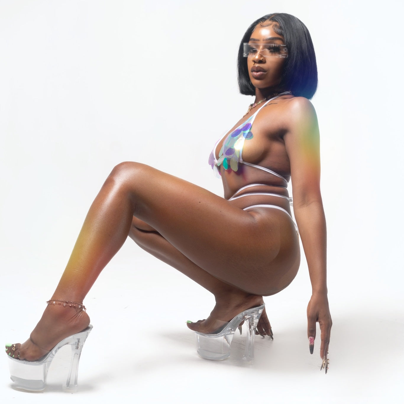 Feé Disco Bikini Set | Risquée [LÉ ANGE]